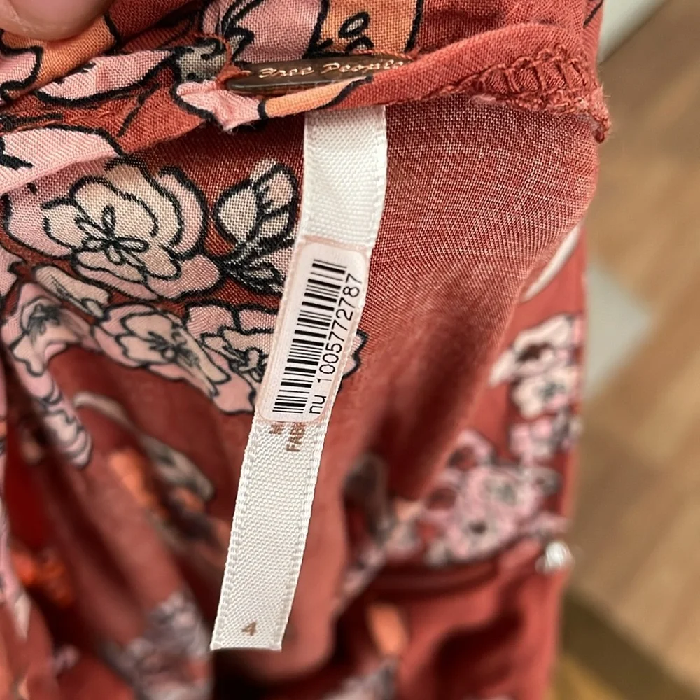 FREE PEOPLE Sunday Sarong Floral Midi Skirt - Picture 7 of 7